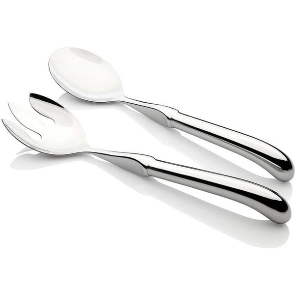 Stanley Rogers Stainless Steel Pistol Grip Salad Entree Servers 2pc Utensil Set