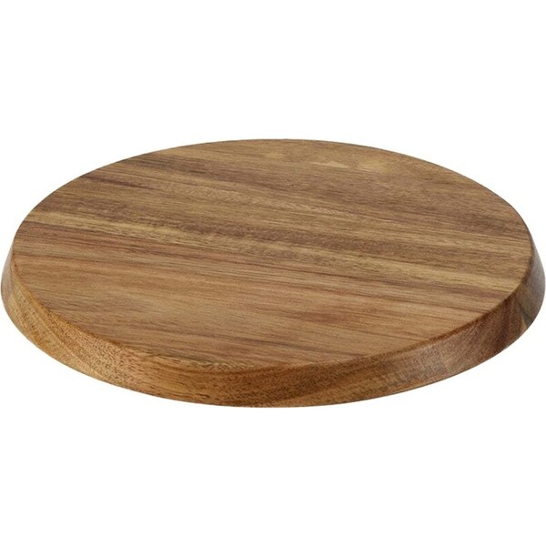 Stanley Rogers Magnetic Trivet Heat-Proof Table Protector Round Acacia 24cm
