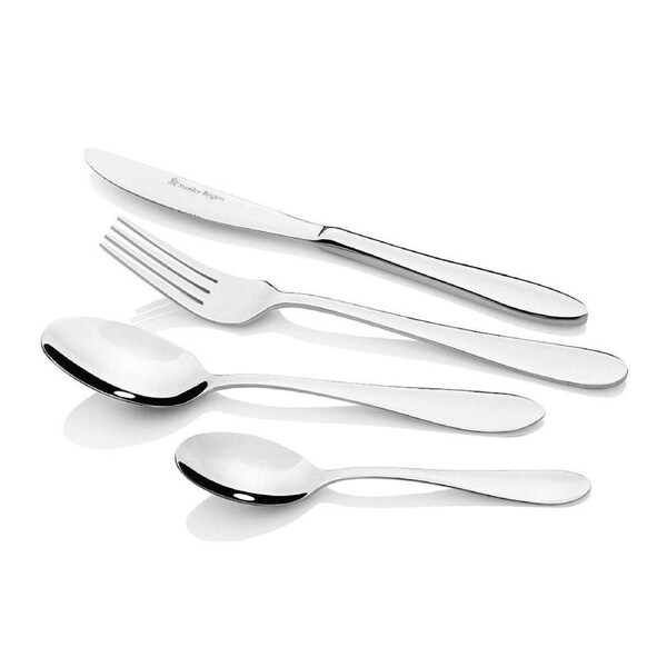 70pc Stanley Rogers Noah Stainless Steel Cutlery Family Dinner Tableware Set