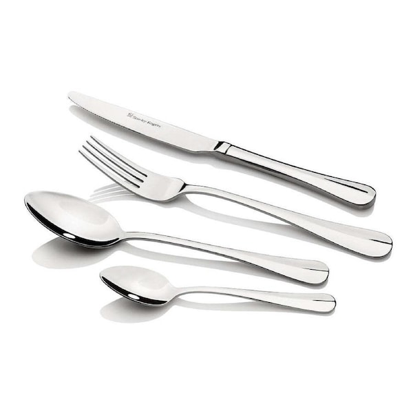 16pc Stanley Rogers Baguette Stainless Steel Cutlery Family Dinner Party Set