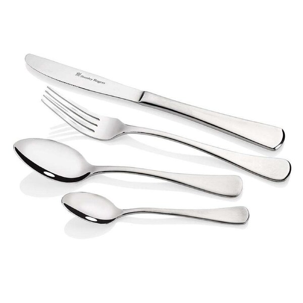 16pc Stanley Rogers Metropolitan Stainless Steel Cutlery Dinner Tableware Set