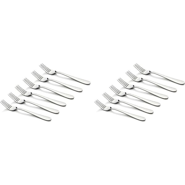 12PK Stanley Rogers Albany Entree Fork Individual Stainless Steel Cutlery