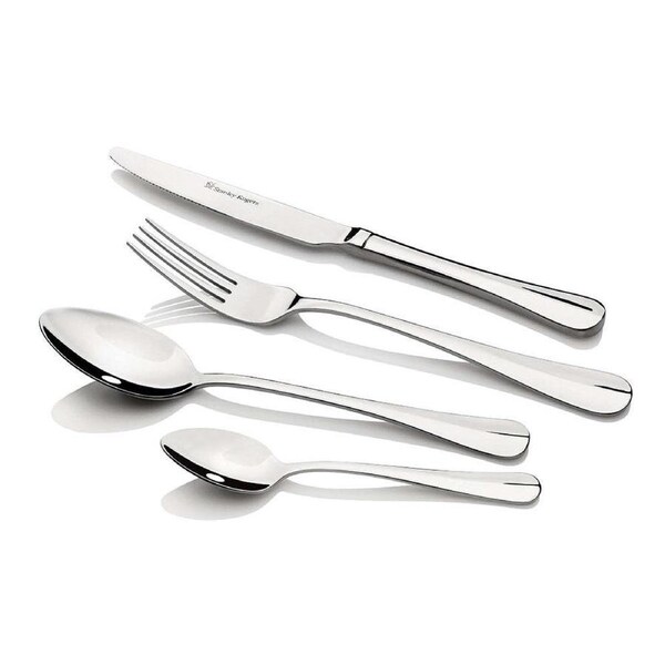 56pc Stanley Rogers Baguette Stainless Steel Cutlery Family Dinner Party Set