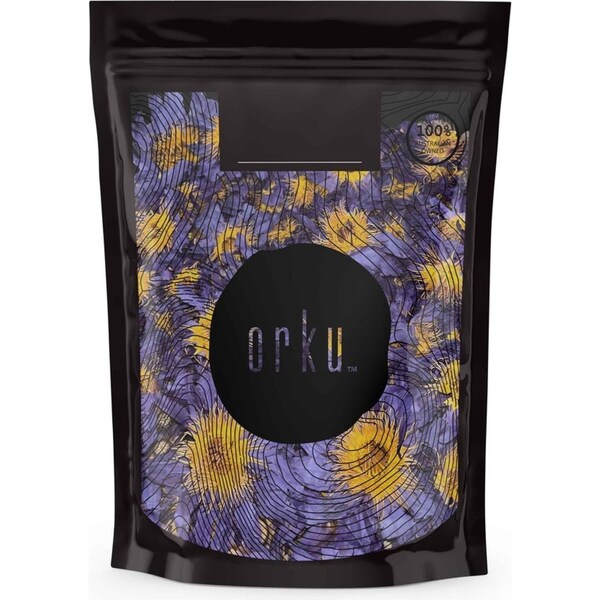 Orku 100g Dried Blue Lotus Flowers - Whole Open Lily Nymphaea Caerulea