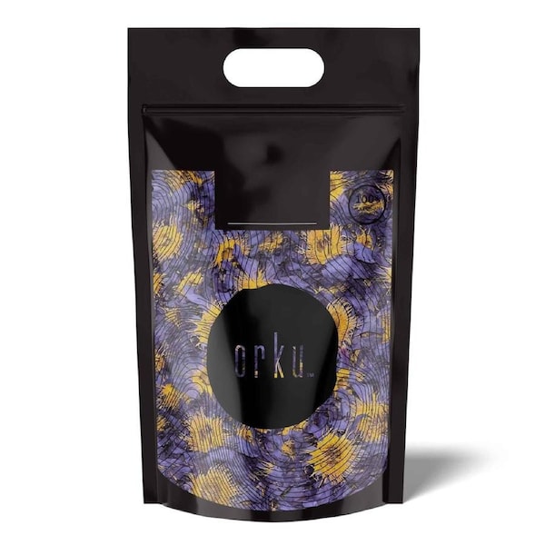 Orku 500g Dried Blue Lotus Flowers - Whole Open Lily Nymphaea Caerulea