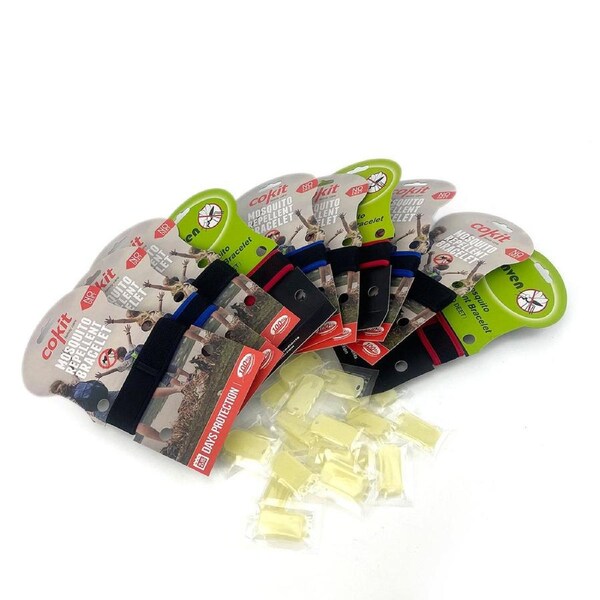 10Pack Advanced -bug stop wrist band mosquito repellent bracelets insects fly AU