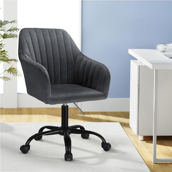 Artiss Home Office Chair Mid Back Grey