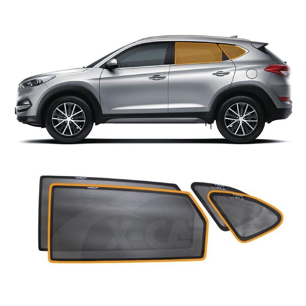 Rear Port Window Sun Shade for Hyundai Tucson 2015-2021 Car Sun Blind Mesh