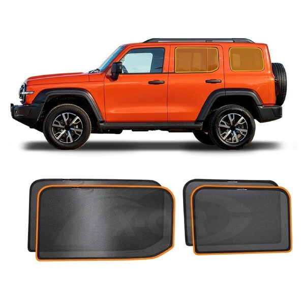 Rear Port Window Sun Shade for GWM Tank 300 2023-Onwards Car Sun Blind Mesh