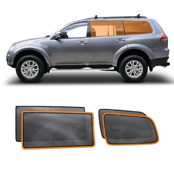 Port Rear Window Sun Shade for Mitsubishi Challenger 2008-2016 PB PC Series Car Sun Blind Mesh