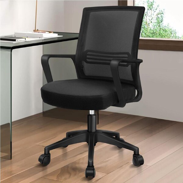 ALFORDSON Office Chair Mesh All Black
