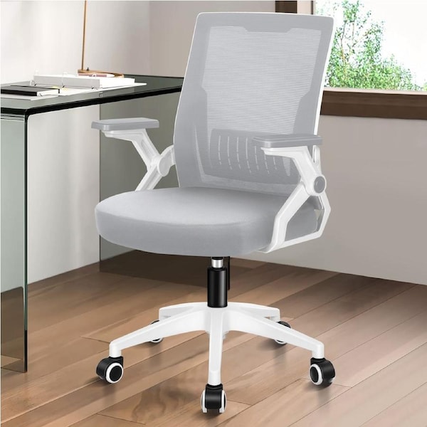 ALFORDSON Office Chair Mesh Mid Black Grey & White