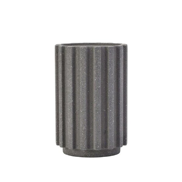 Furi Pro Radial Stone Utensil Holder Kitchen Organiser Flint Terrazzo 19.5cm