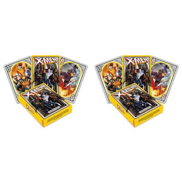 2PK Aquarius Marvel Xmen Playing Cards Poker Party Family Fun Game Standard Deck