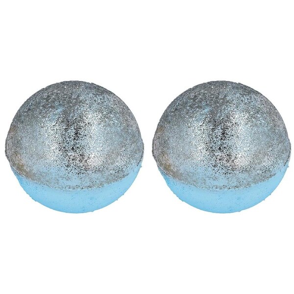2PK Bomb Cosmetic Silver Springs Watercolours Bath Bomb Body Fragrance Tub Fizzy