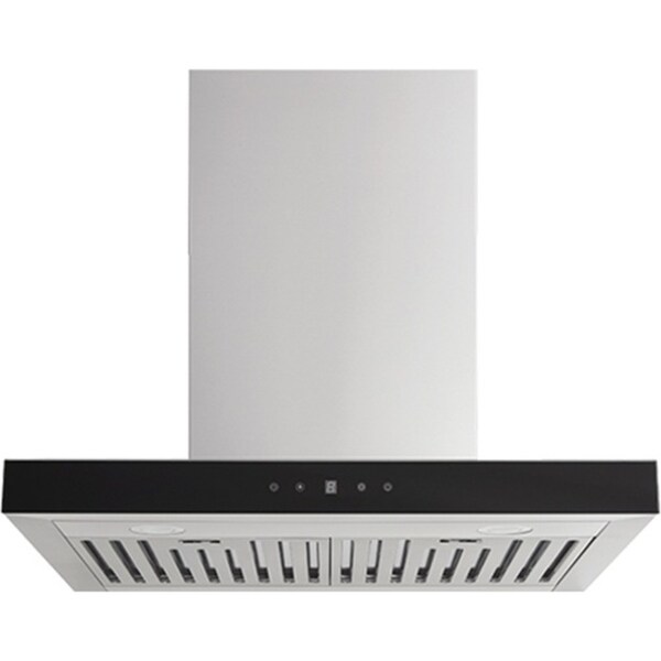 Euromaid 60cm T-Shape Canopy Rangehood 1000m3/h Stainless Steel Exhaust Silver