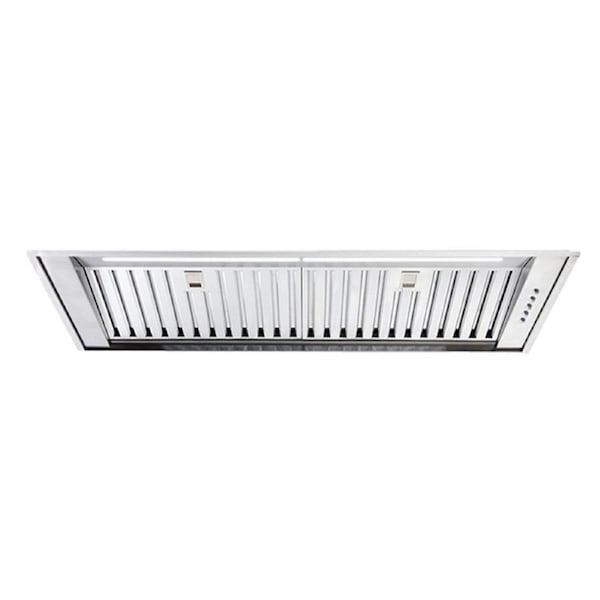 Euromaid 85cm Undermount Rangehood 1000m3/h Stainless Steel Smoke Exhaust Silver
