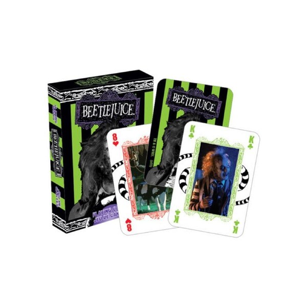 Aquarius Beetlejuice Playing Cards Poker Family Fun Play Gaming Standard Deck
