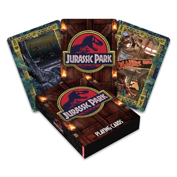 Aquarius Jurassic Park Playing Cards Poker Party Fun Gaming Play Standard Deck