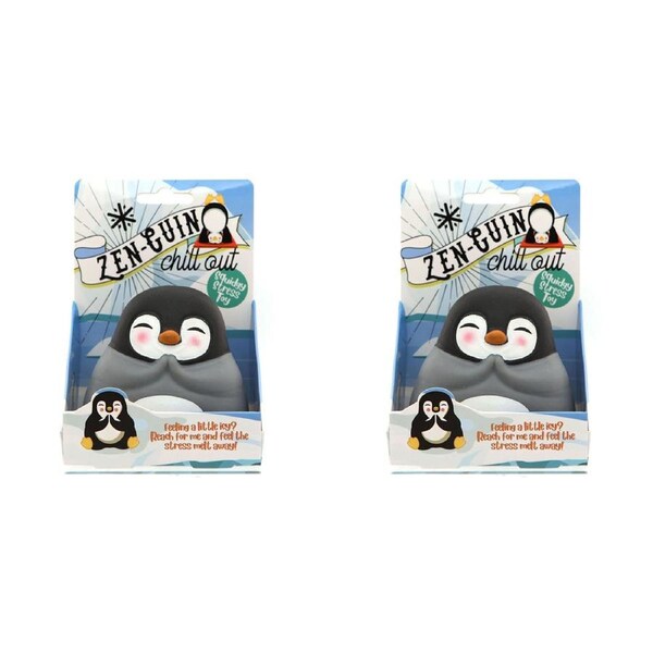 2PK Boxer Gifts Zenguin Stress Toy Squishy/Fidget Fun Anxiety Relief Ball Adult