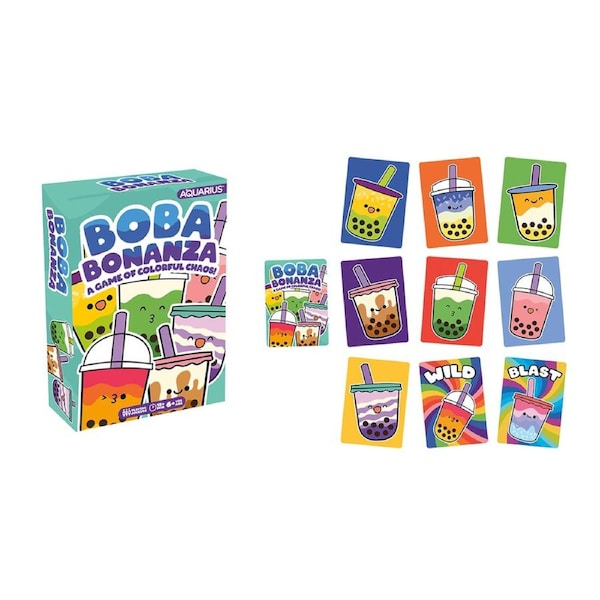 Aquarius Boba Bonanza Memory Master Card Game Family Party Night Fun Play 6y+
