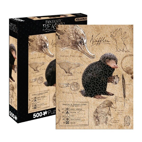 500pc Aquarius Fantastic Beasts Niffler 35x48cm Jigsaw Puzzle Party Game 14y+