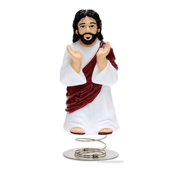 Archie McPhee Car Dashboard Jesus 10cm Plastic Figurine Vehicle Display Decor