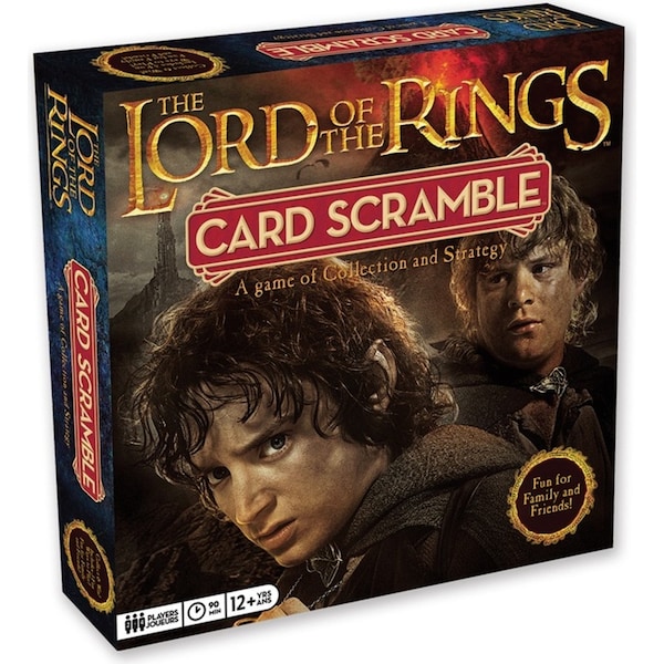 Aquarius Lord Of The Rings Card Scramble Board Game Party Play Family Fun 12+