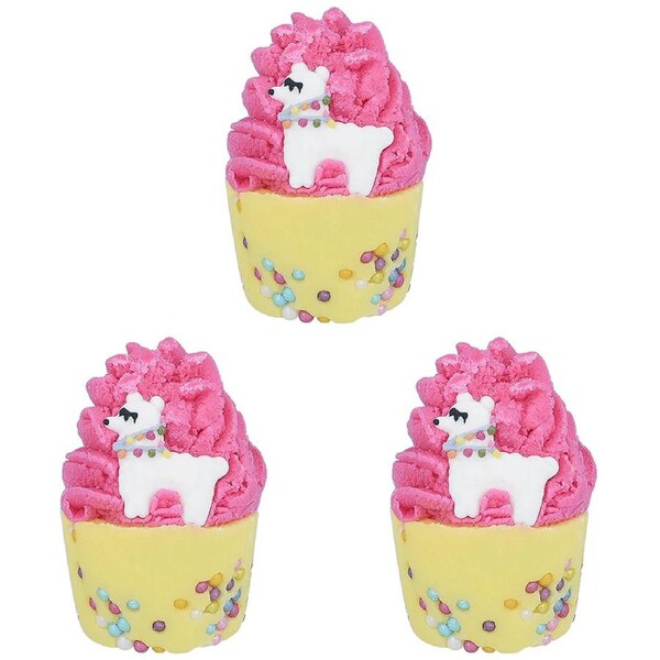 3PK Bomb Cosmetics Drama Llama Bath Bomb Mallow Body Skin Fragrance Tub Fizzies