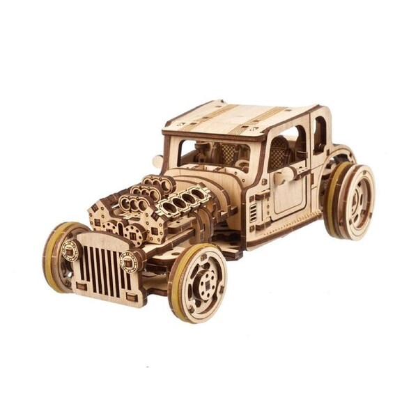 Ugears Hot Rod Furious Mouse Model Kit