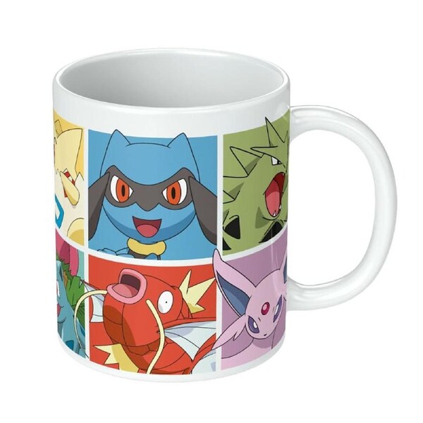 Pokemon Grid 1 White Mug