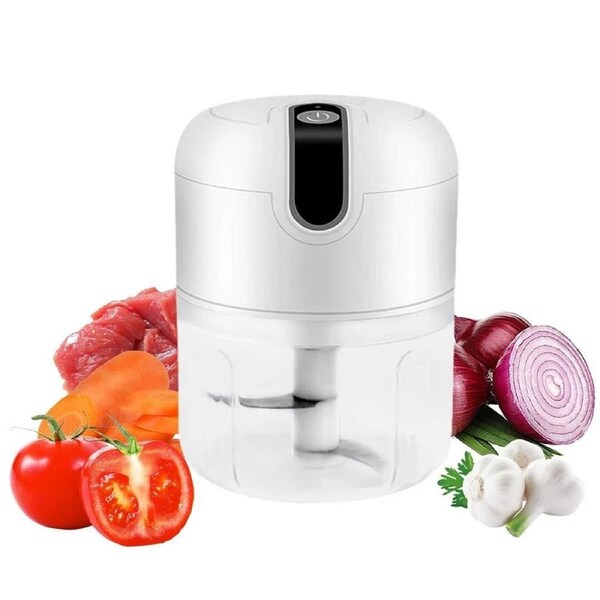 High Power Electric Garlic Chopper Crusher Food Vegetable Mincer Grinder Blender