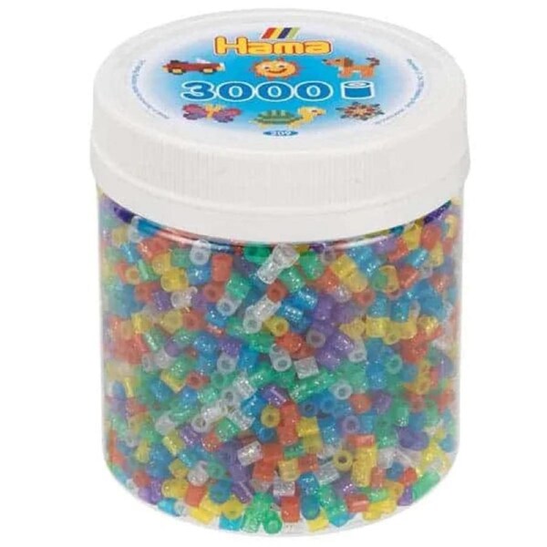 Hama - Hama Beads 3000 Glitter Mix Midi Hama Beads Tub