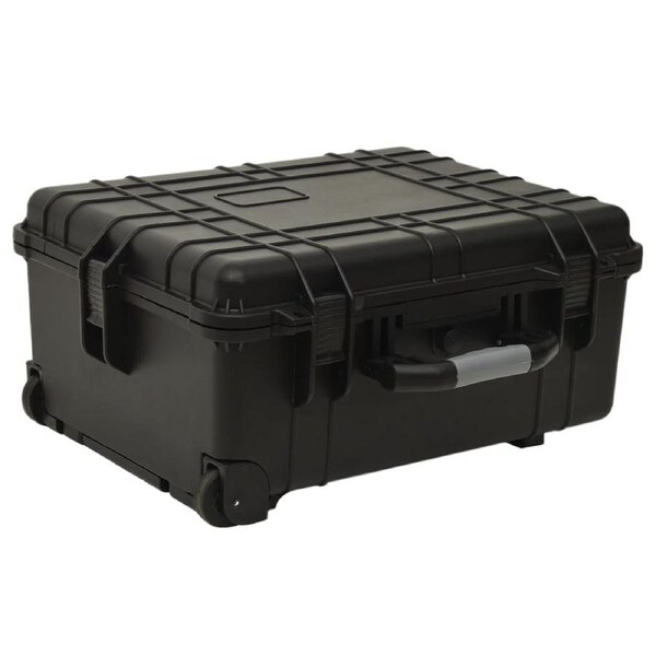 Wheeled Flight Case Black 58x45x27 cm PP vidaXL