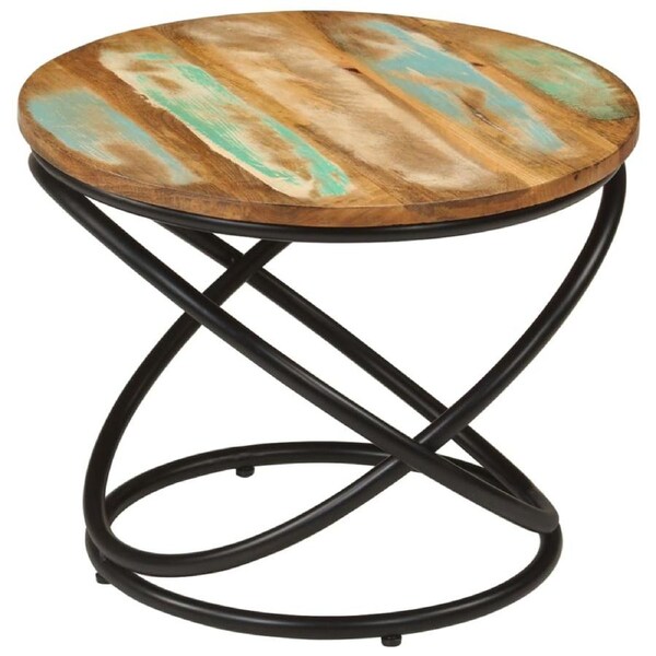 Coffee Table ?0x40 cm Solid Wood Reclaimed and Steel vidaXL