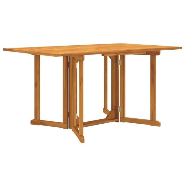 Folding Butterfly Garden Table 150x90x75 cm Solid Wood Teak vidaXL