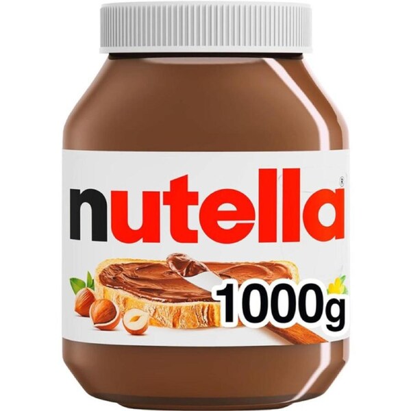 Nutella Hazelnut Chocolate Sweet Spread for Breakfast, 1kg Jar
