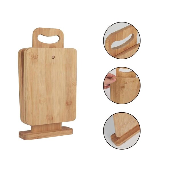 4 Pcs Chopping Block Set With Display