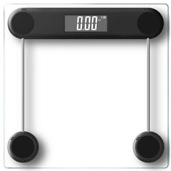 Electronic Digital Backlit Glass Body Bathroom Scale 180KG scales Gym Weight