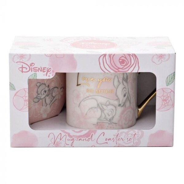 Disney Gifts - Bambi - Love You - Mug and Coaster Gift Set