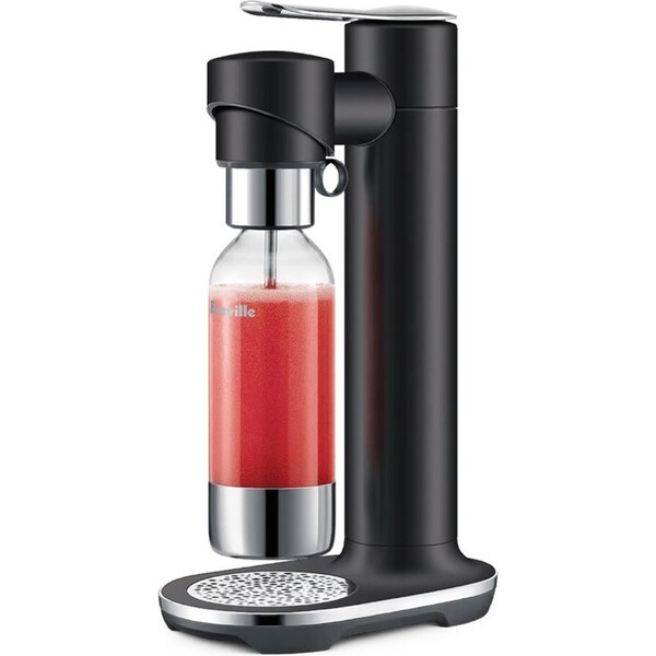 Breville The InFizz Fusion Water Sparkler Maker 43x15x26cm Black Truffle
