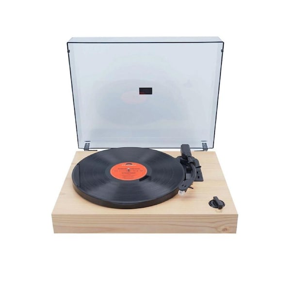 Silcron Encore Vinyl/Record Player Turntable with PC Encoding 33/45RPM- Pine