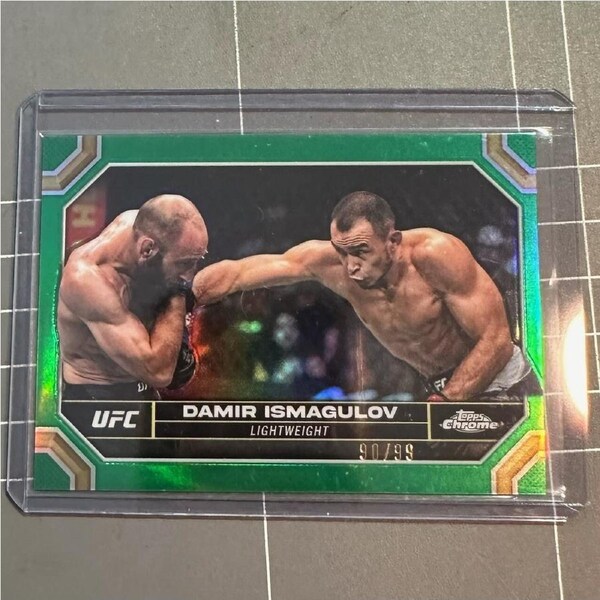 2024 Topps Chrome UFC - DAMIR ISMAGULOV Green Refractor 90/99 #52