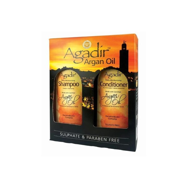 Agadir Argan Oil Daily Moisturizing Shampoo And Conditioner Duo Pack - 366ml