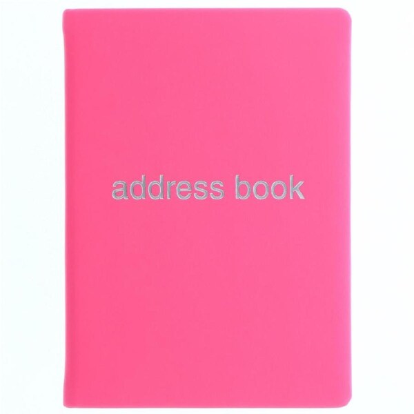 Letts Dazzle A6 Address Book Pink Coloured Notebook Home Office Stationery