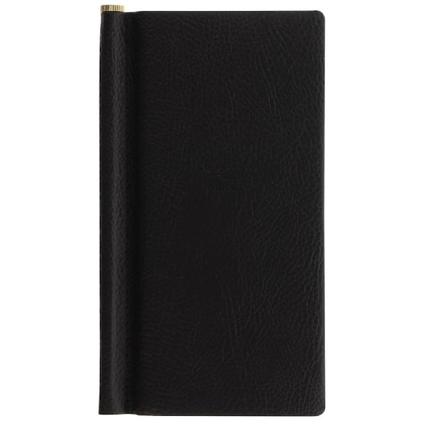 Letts Origins Slim Address Book Black Coloured Notebook Home Stationery
