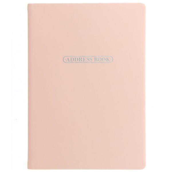 Letts Pastel A5 Address Book Peach Coloured Notebook Home Office Stationery