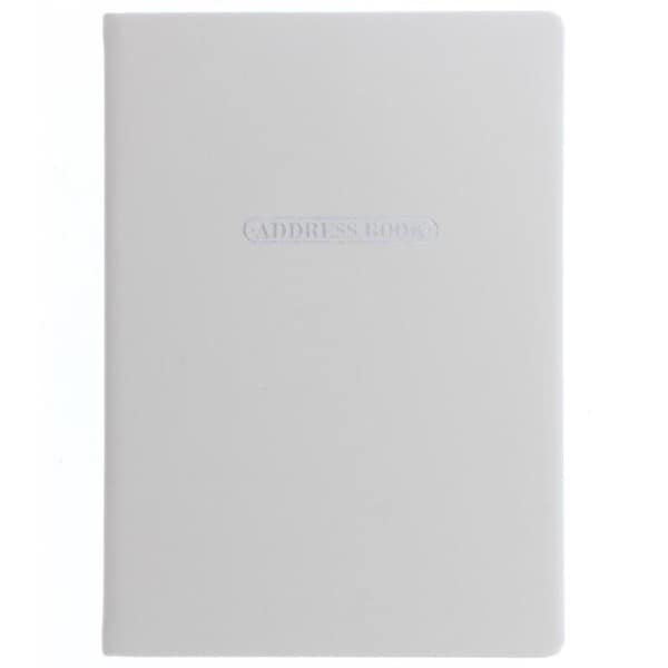 Letts Pastel A5 Address Book Grey Coloured Notebook Home Office Stationery