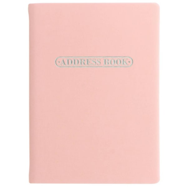 Letts Pastel A6 Address Book Peach Coloured Notebook Home Office Stationery
