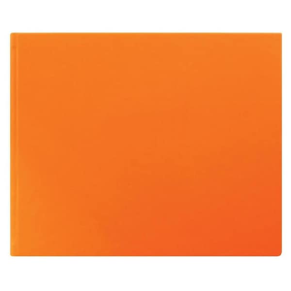 Letts Dazzle Quarto Blank Guest Book Landscape Orange Home Office Stationery